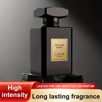 Luxury men's cologne with a blend of vanilla, coffee, cedar, and wood scents. Enhances confidence and charm, perfect for gifting on Valentine's Day or Father's Day.