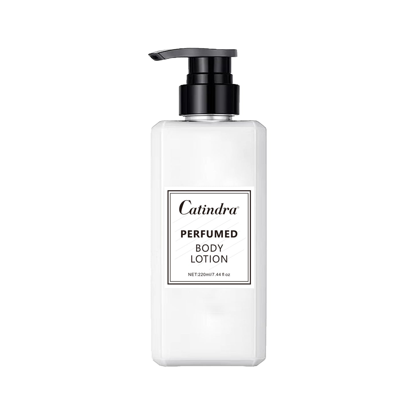 220ml perfumed body lotion for men and women, provides lasting fragrance and moisturizes skin.