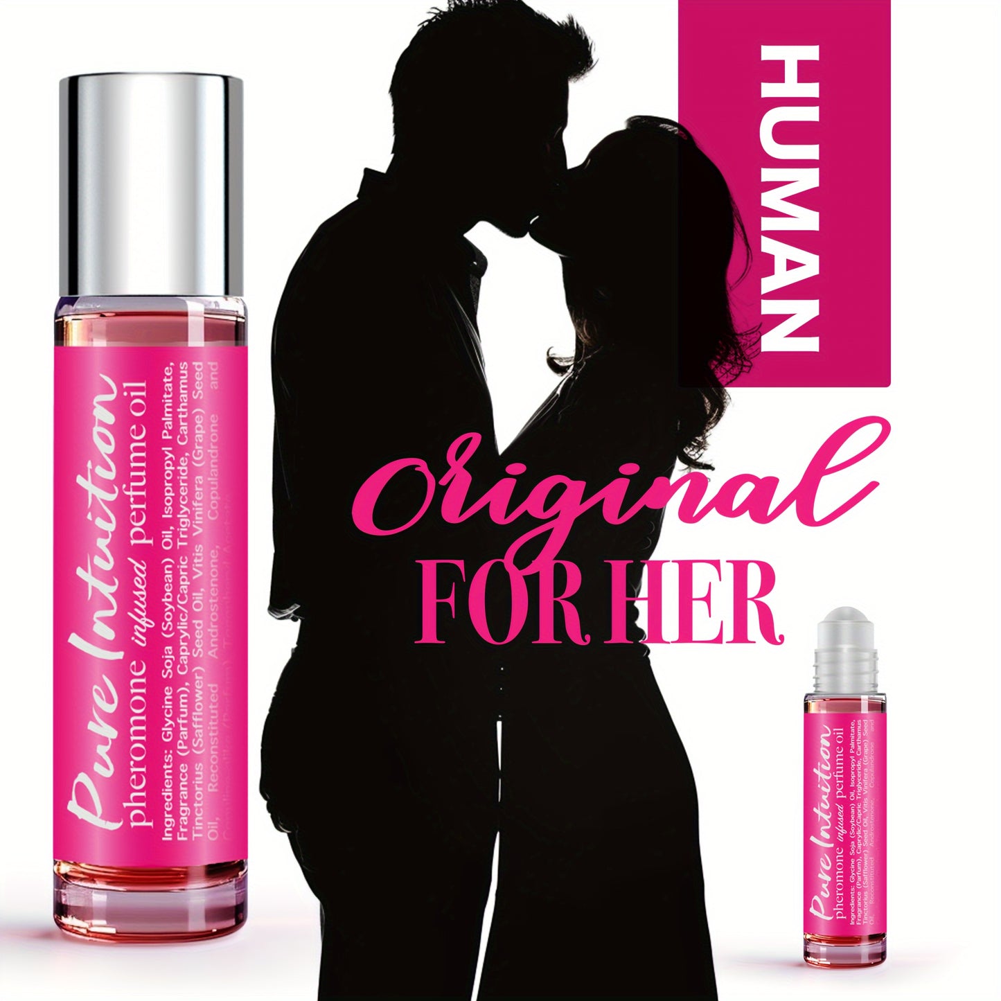 Alcohol-free 10ml pheromone perfume oil cologne for him, TSA ready