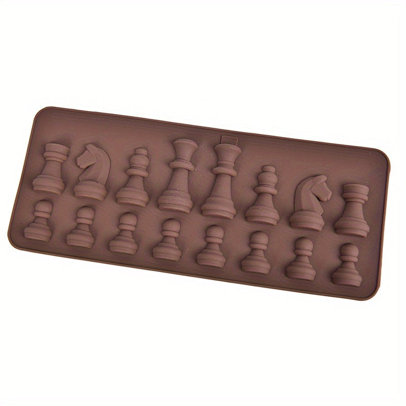 Chess Chocolate Mold (1 Piece), 3D Silicone Mold for Chess Candy, Fondant, and Biscuits - Perfect DIY Cake Decorating Tool, baking Tools, Kitchen Gadgets, and Accessories for Home Kitchen Items