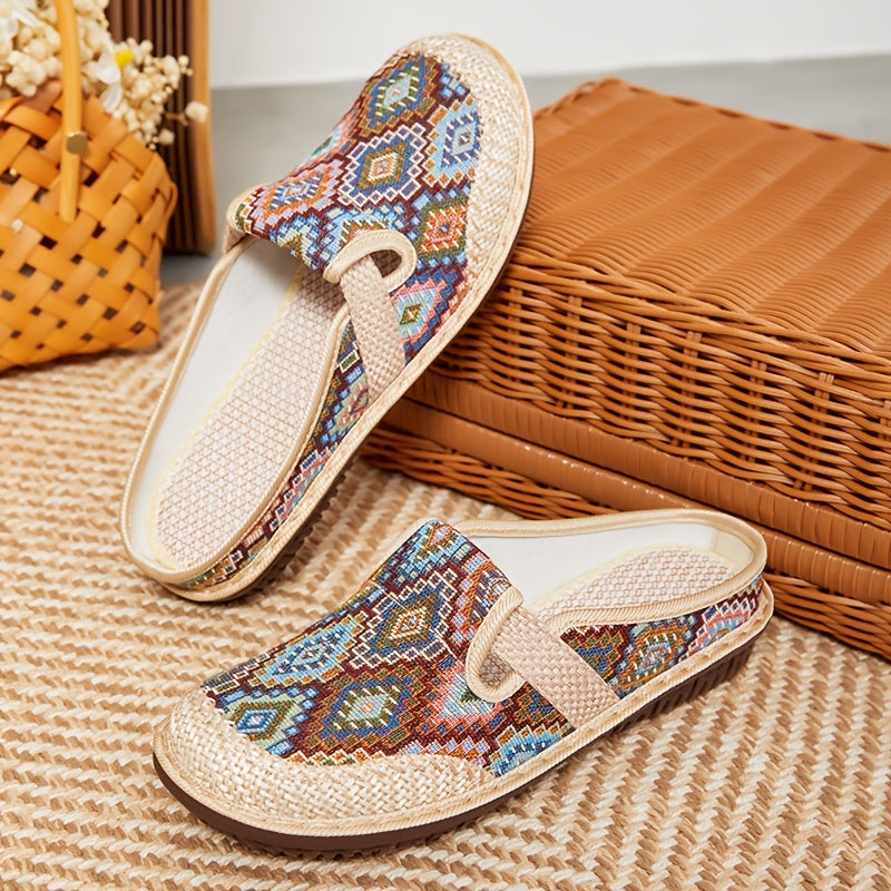 Women's Ethnic Style Slip-On Sandals