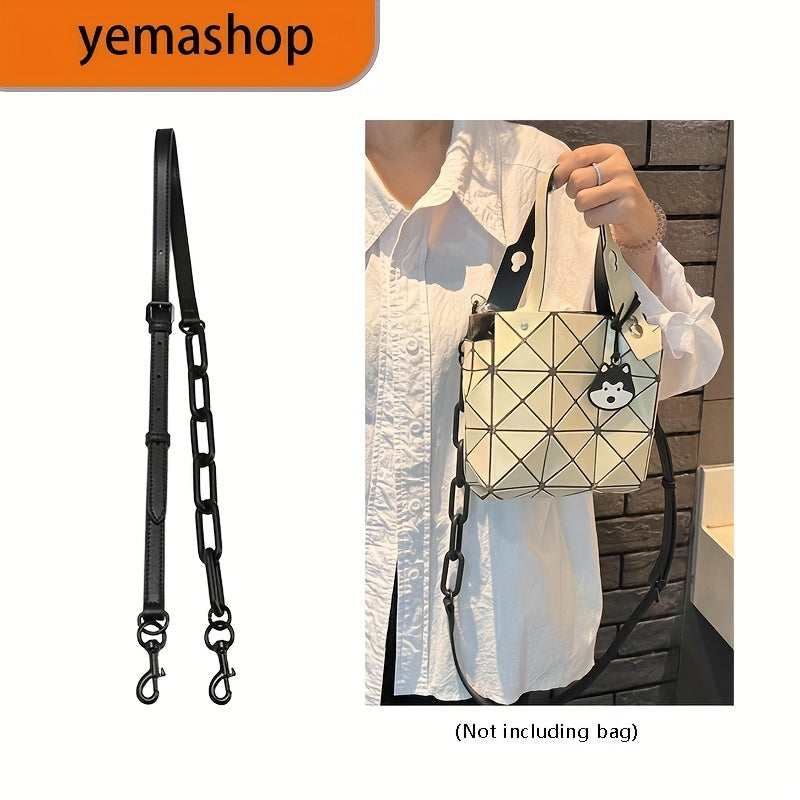 Stylish Handbag Strap in Microfiber & Resin - Adjustable Length 97.99-122.0cm, Ideal for Bag Customization and Crafting