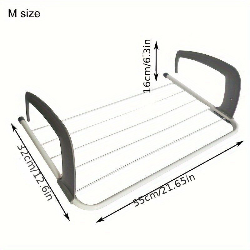 Windowsill Drying Rack - Metal Clothes Hanger for Laundry Room - Drying Racks for Clothes