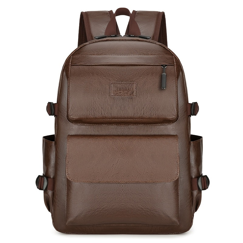 High-capacity, waterproof laptop backpack for men, suitable for business and travel.