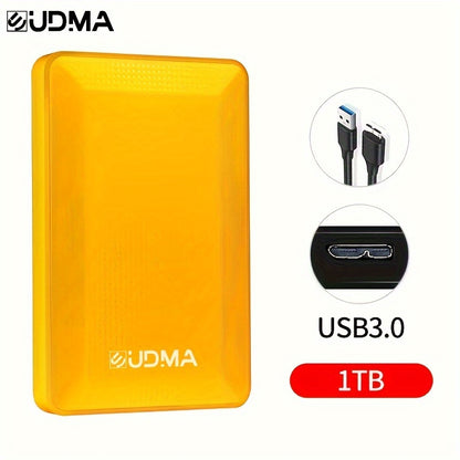 UDMA 1TB mobile hard drive for storing large files and media.