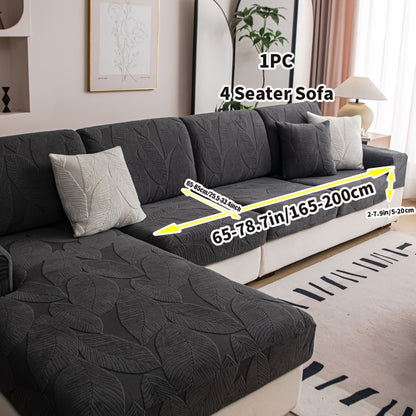 Durable Jacquard Sofa Cover suitable for all seasons, washable and stretchable, designed for modern style sofas in living rooms, offices, and homes. Easy to maintain with anti-slip features and suitable for single, double, triple, or quadruple seats.