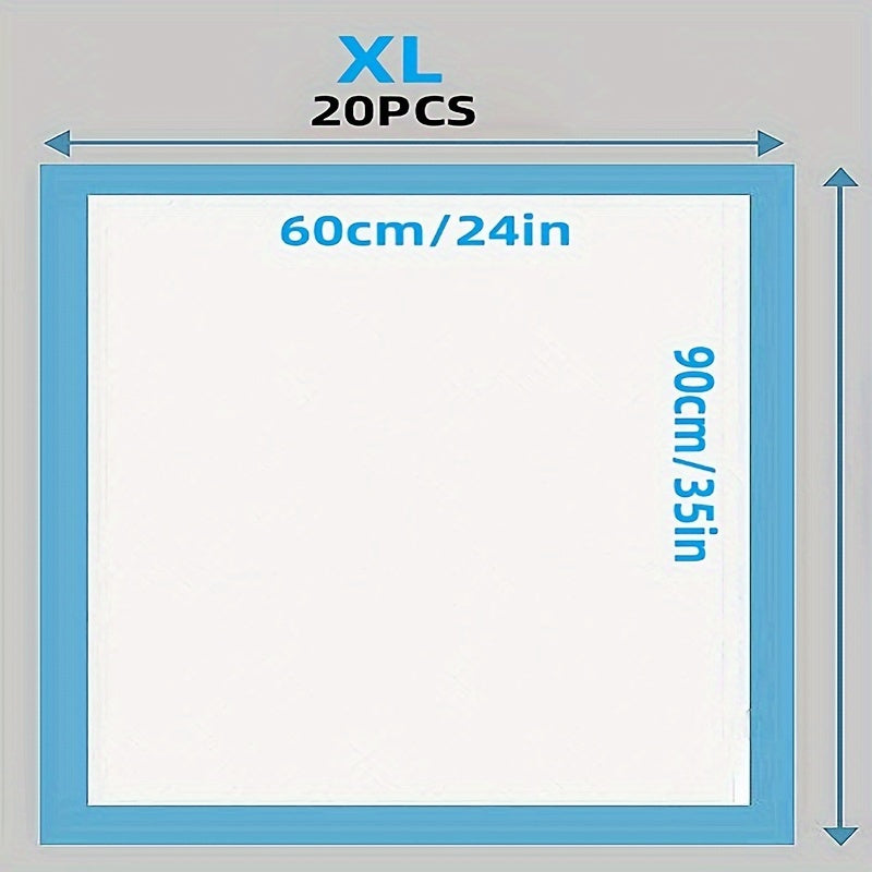 Lightweight disposable absorbent pads for cats and dogs, with waterproof and quick-dry features. Ideal for training puppies to use the bathroom. Available in 20/40/50/100 sheets. Great pet