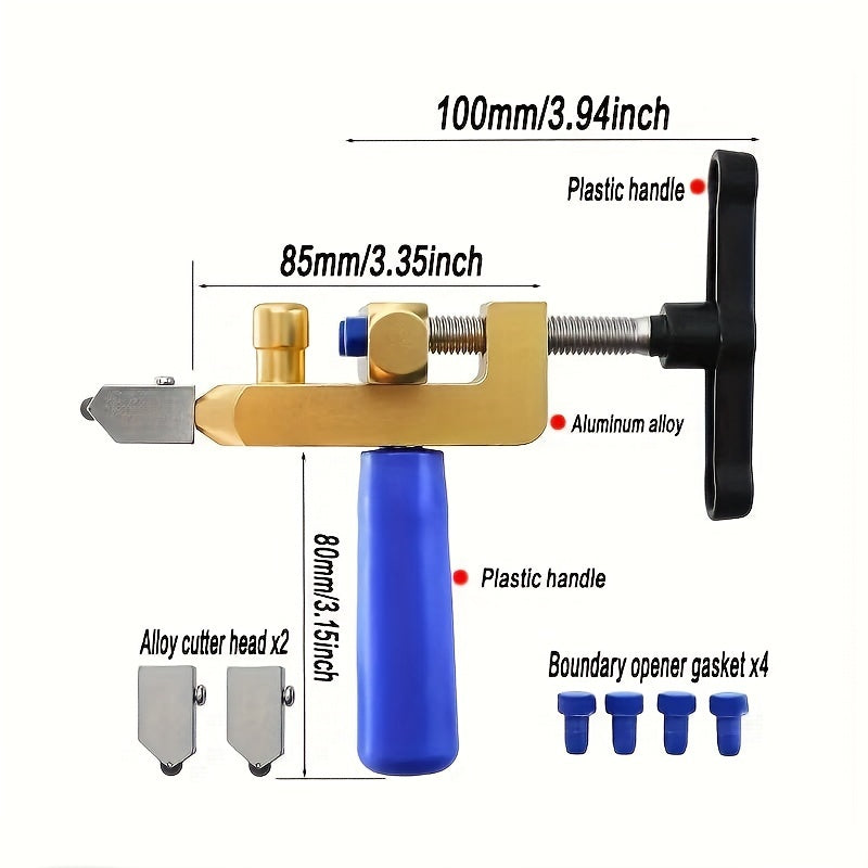 Glass & Ceramic Tile Splitter - Precision splitting & breaking tool for DIY & professional projects