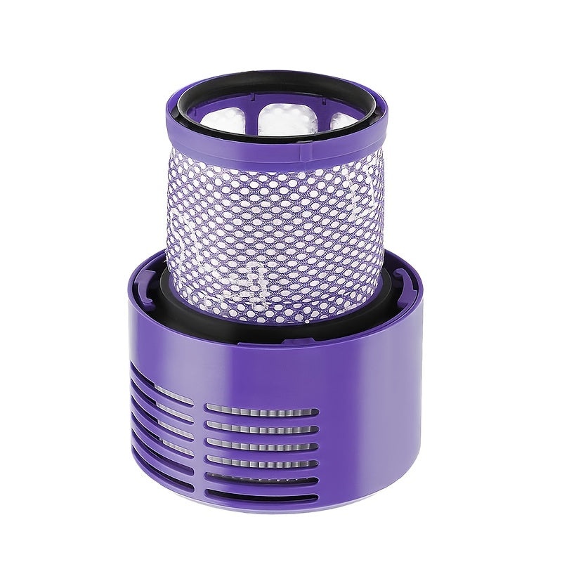 Replace the filter on your Dyson V10 Series vacuum with this compatible replacement. Works with Cyclone, Absolute, Animal, and Total Clean models. Package includes 1 cleaning brush. Part No. 969082-01.