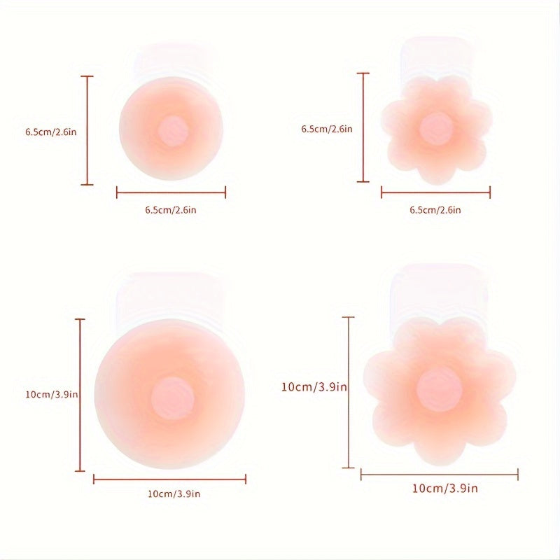 Invisible silicone lift bra for women, strapless and self-adhesive. Washable and reusable. Ideal for wedding dresses and casual wear.