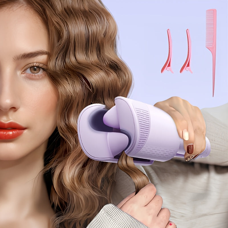 Ionic deep waver with ceramic 2 barrels for wide and deep waves, suitable for women.