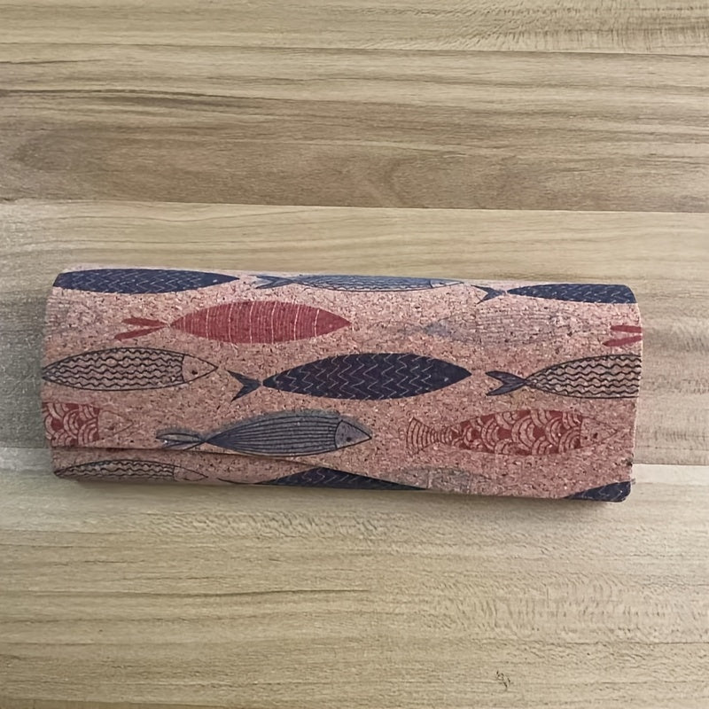 Retro Glasses Case with Magnetic Closure for Portable Protection of your Glasses - Includes Accessories