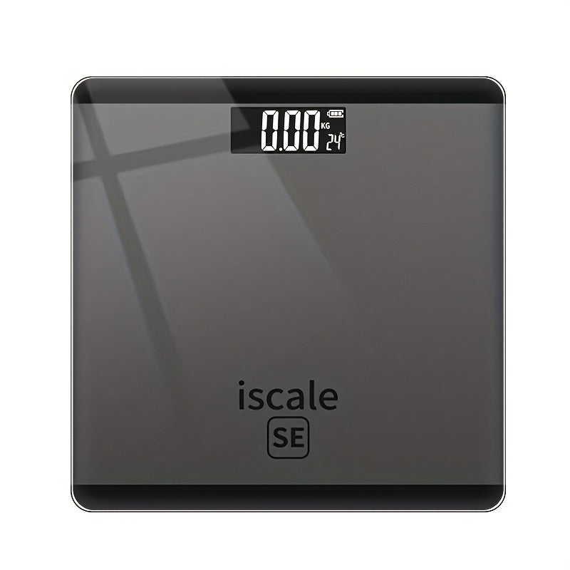 Compact pink digital scale for home use with easy-to-read display. Battery-powered (AAA) and ideal for kitchen and personal weighing needs. Batteries not included.