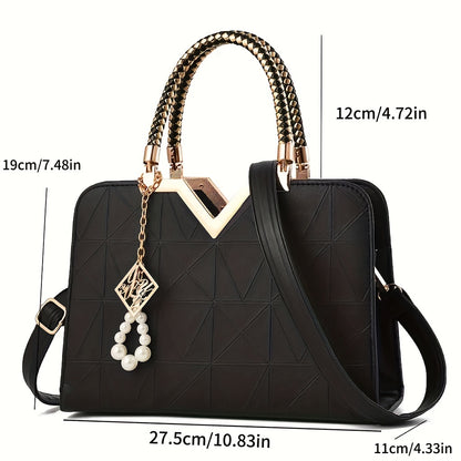 2024 Fall Fashion Women's Handbag, PU Shoulder Bag in multiple colors