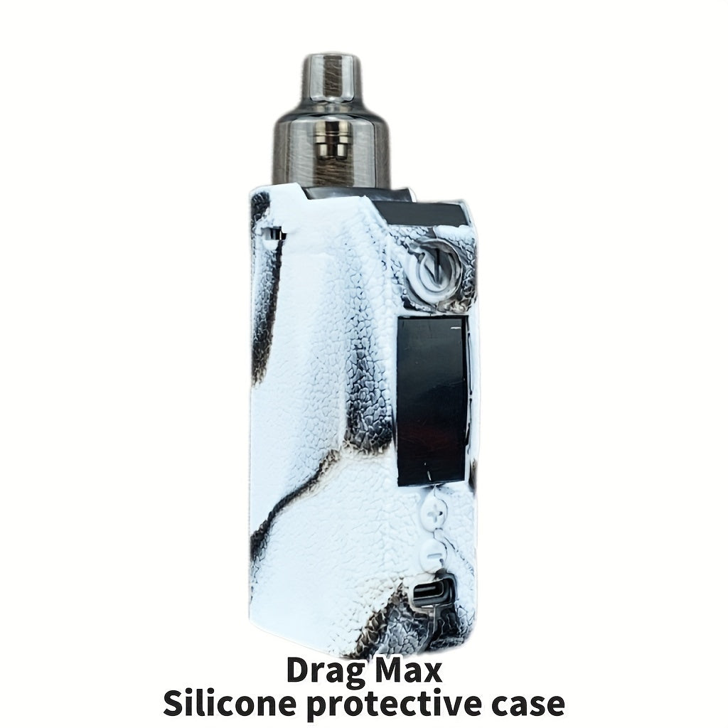 DRAG MAX Silicone Protective Case: Textured Soft Shell, Shockproof Cover for Voopoo E-Cigarettes