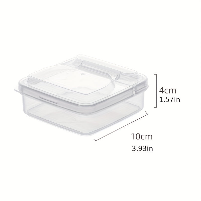 Maintain the freshness and deliciousness of your cheese with this plastic refrigerator storage container!