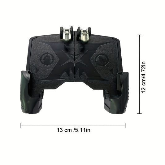 Mini L1 R1 Trigger Controller for iPhone & Android, Joystick Shooting Buttons for PUBG gaming.