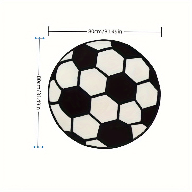 Этот креативный коврик с изображением футбольного поля идеально подойдет для спальни, гостиной, балкона, гостиницы и офиса, а также для декора на Новый год, День святого Валентина, Пасху и День Святого Патрика.