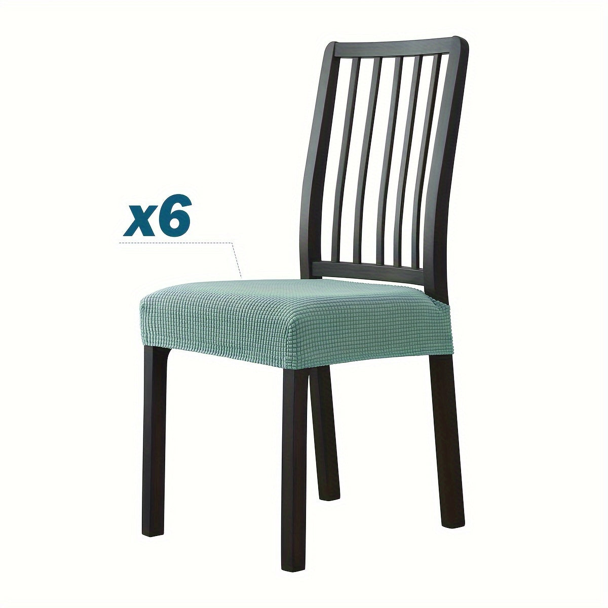 Stretchable dining chair covers made from a blend of elastic spandex and polyester, machine washable with contemporary design. Fits most chairs (42/66cm width) for chair protection. Ideal for modern home decor.