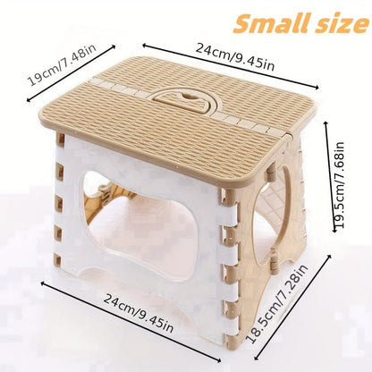 Portable Folding Stool for Home and Outdoor Use - Lightweight and Simple Design, Perfect for Fishing, Camping, and Events