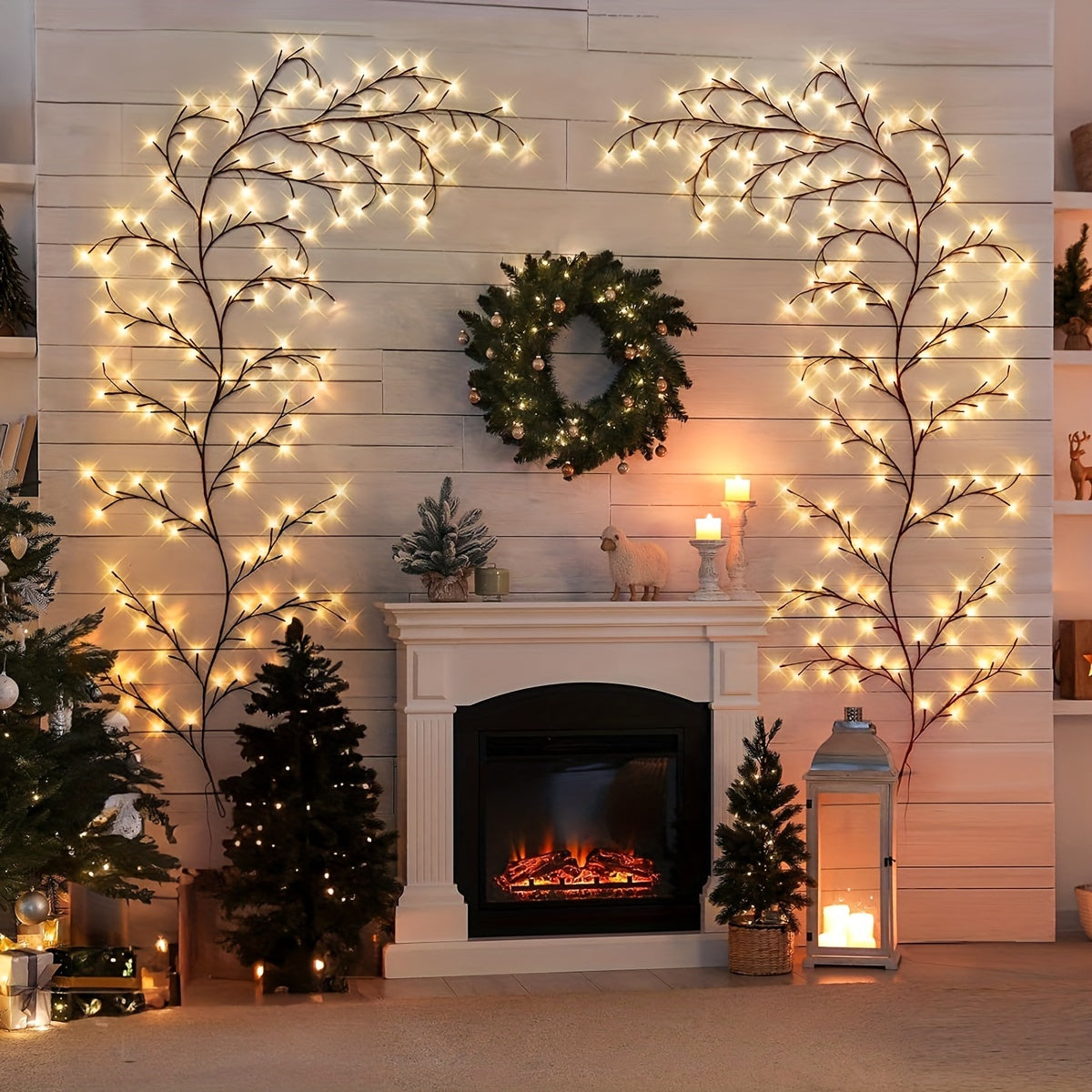 White Birch Tree Light with 96LEDs, 8 modes, perfect for decorating home, party, or as a gift for birthdays and holidays.