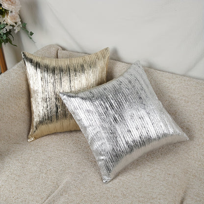 A 17.7-inch square cushion cover.