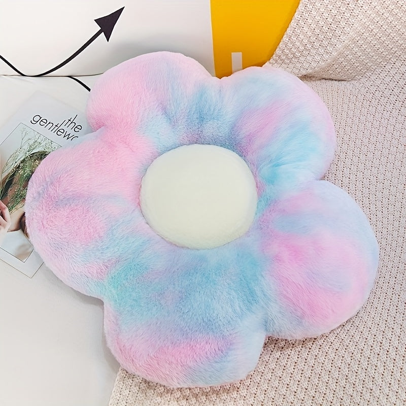 1 flower-shaped pillow for cute and comfy room decor, sofas, beds, cars, and lounging.