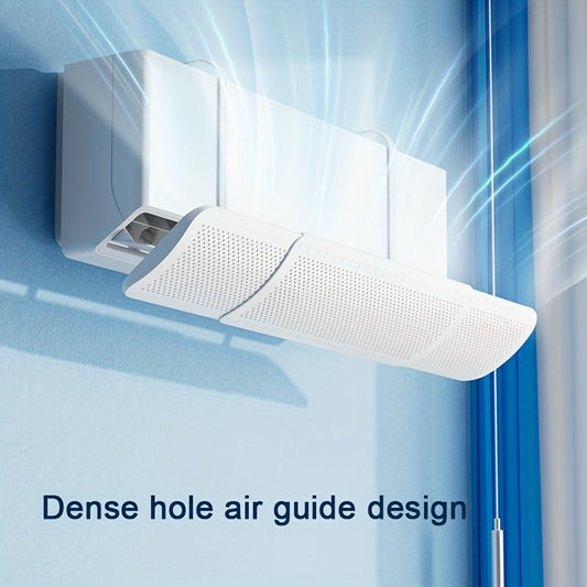 Aesthetic Dust Cover for Wall-Mounted Air Conditioner, Made of PVC Material, Non-Electric, Home Decor Protector