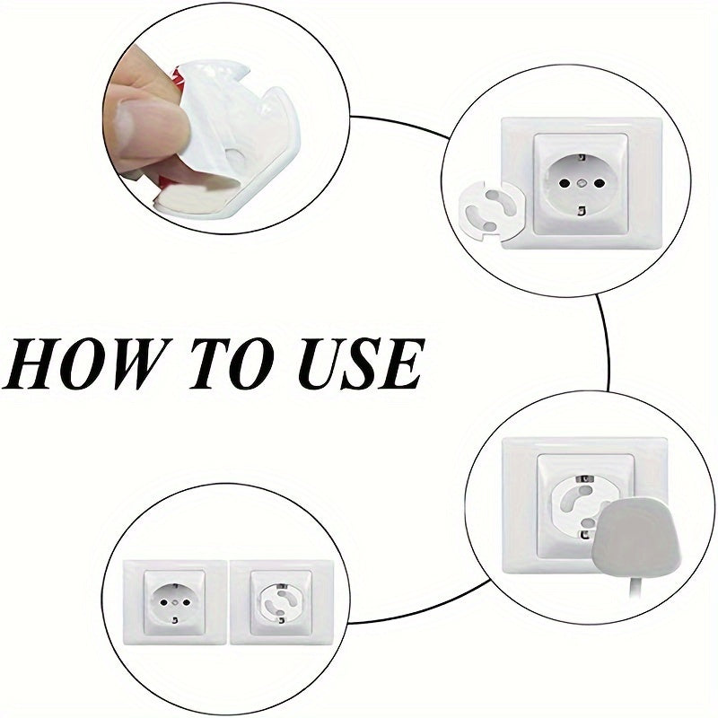 30 Youngsters Safety Outlet Covers - Simple Installation, No Tools Required - Made of BPA-Free White Plastic - Great for Home & Travel, TWO DADS Approved - Ideal for Christmas and Thanksgiving.