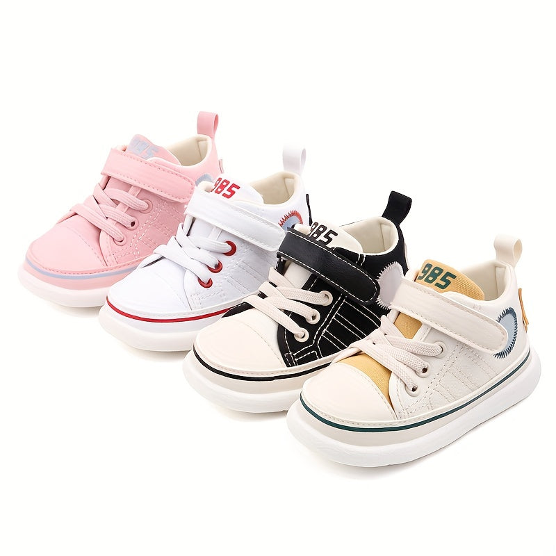 Children's Casual Cartoon Low Top Canvas Sneakers, Comfortable and Non-Slip