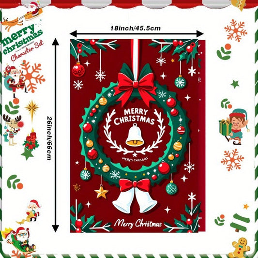 Two pieces of 18 by 26 inch kitchen towels, perfect for Christmas and the winter season. Adorn your kitchen with these soft, Christmas-themed towels featuring snowflakes, adding a merry touch to your holiday decor. Great as gift decorations too!