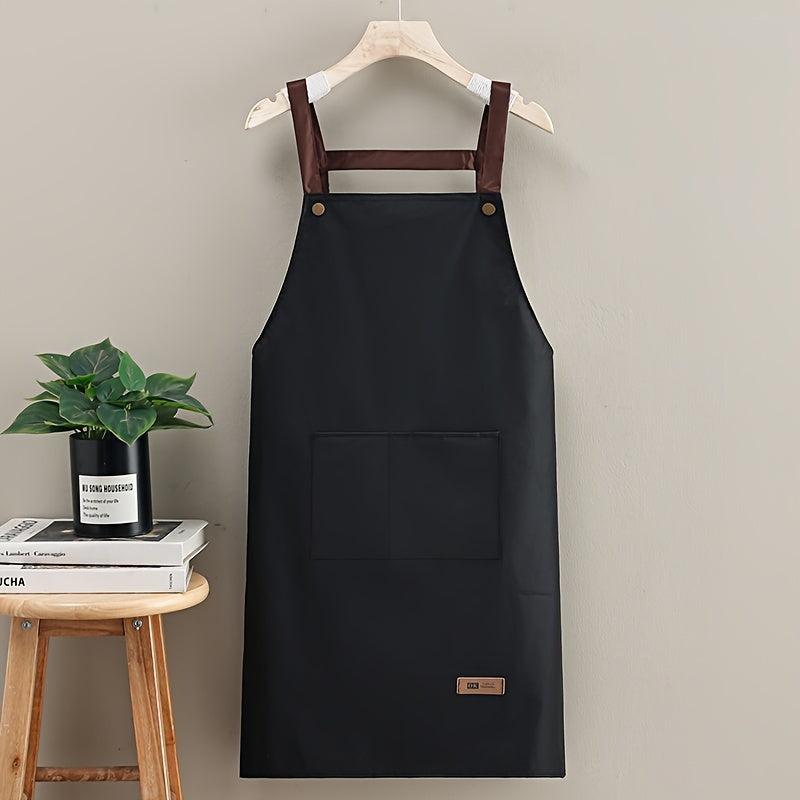 Rainproof and Stain-Resistant Kitchen Apron - Ideal for Cooking, Gardening, and Restaurant Work, Perfect for Autumn Season