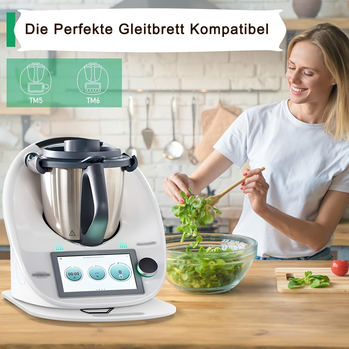 Upgrade your Thermomix TM6/TM5 with the MOBETBAN Premium Wooden Sliding Plate. This smooth glide food processor accessory is perfect for outdoor cooking enthusiasts. Choose the durable acrylic option for extra longevity.