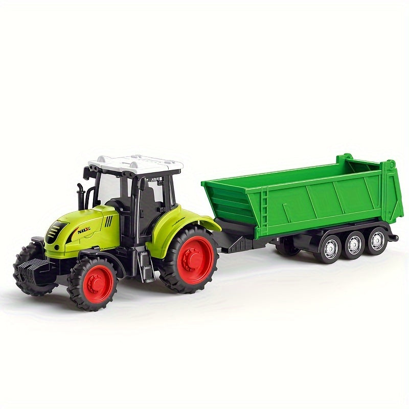 Farm-themed toy set with detachable haulers for kids aged 3-6. Perfect for parties and gifts.