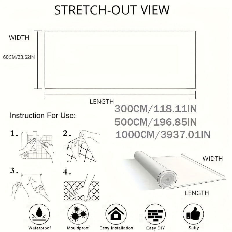 Wood grain vinyl wrap for kitchen countertops and cabinet doors, waterproof and self-adhesive. Suitable for stove tops and easy to tear off during renovation. Features character style