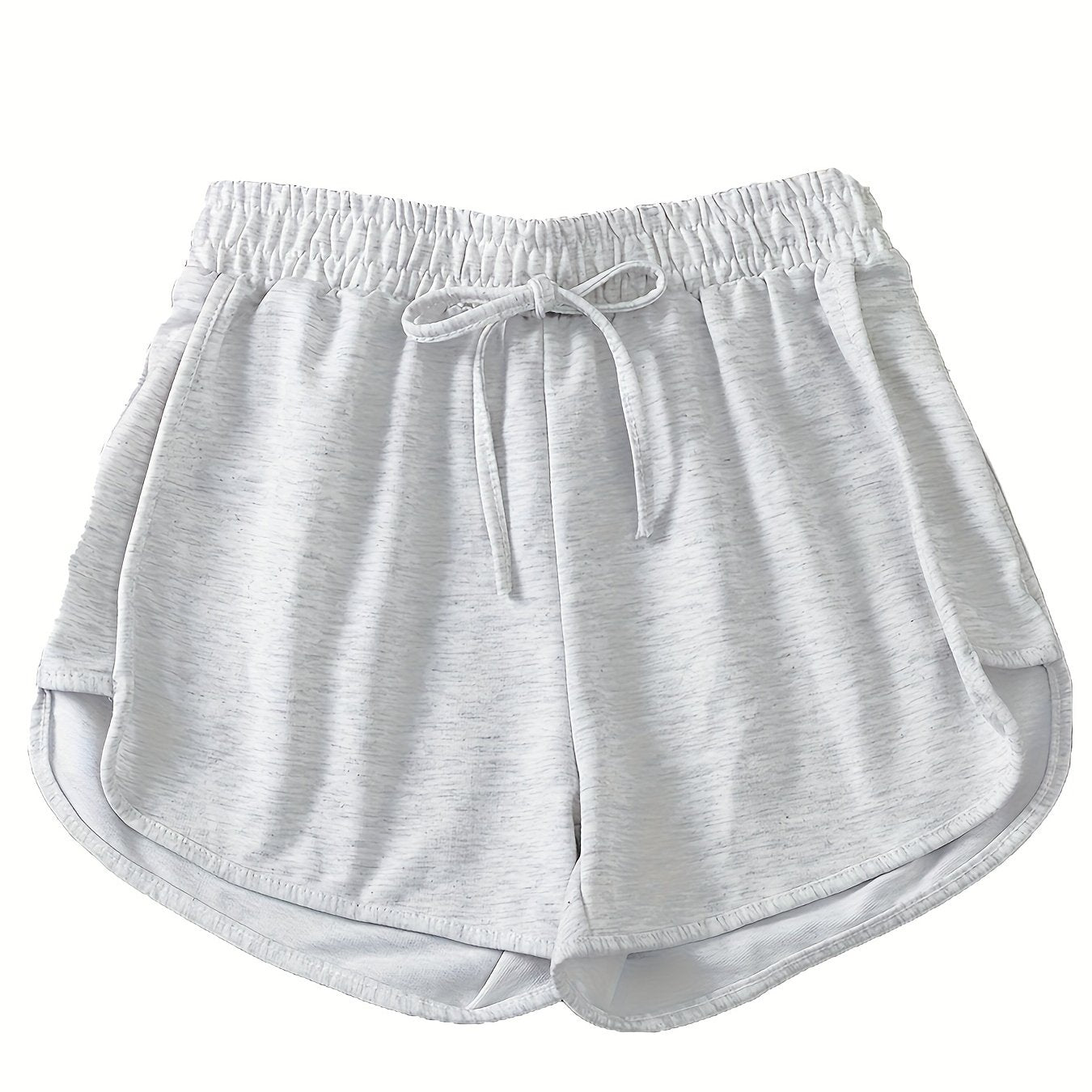 Lounge bottoms with elastic high waist for women's sleep and lounging.