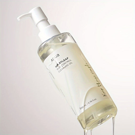 200ml Pore Control Cleansing Oil, Mild and Gentle Facial Cleanser, Moisturizing and Refreshing