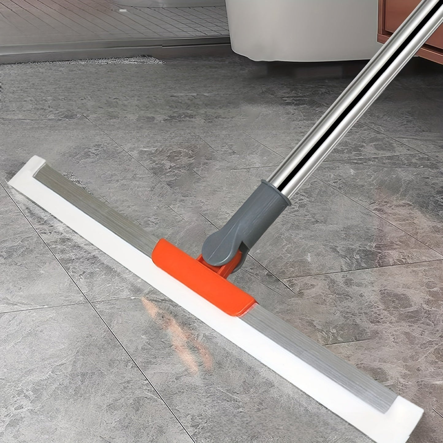 Versatile Magic Broom - Silicone Squeegee for Cleaning Floors, Glass & Tile - Perfect for Bathroom, Kitchen, Shower & Outdoor Surfaces