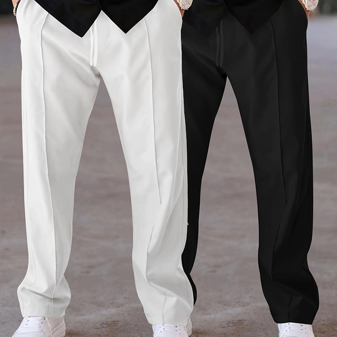 Men's Fashion Casual Pants for Outdoors, Two-Pack