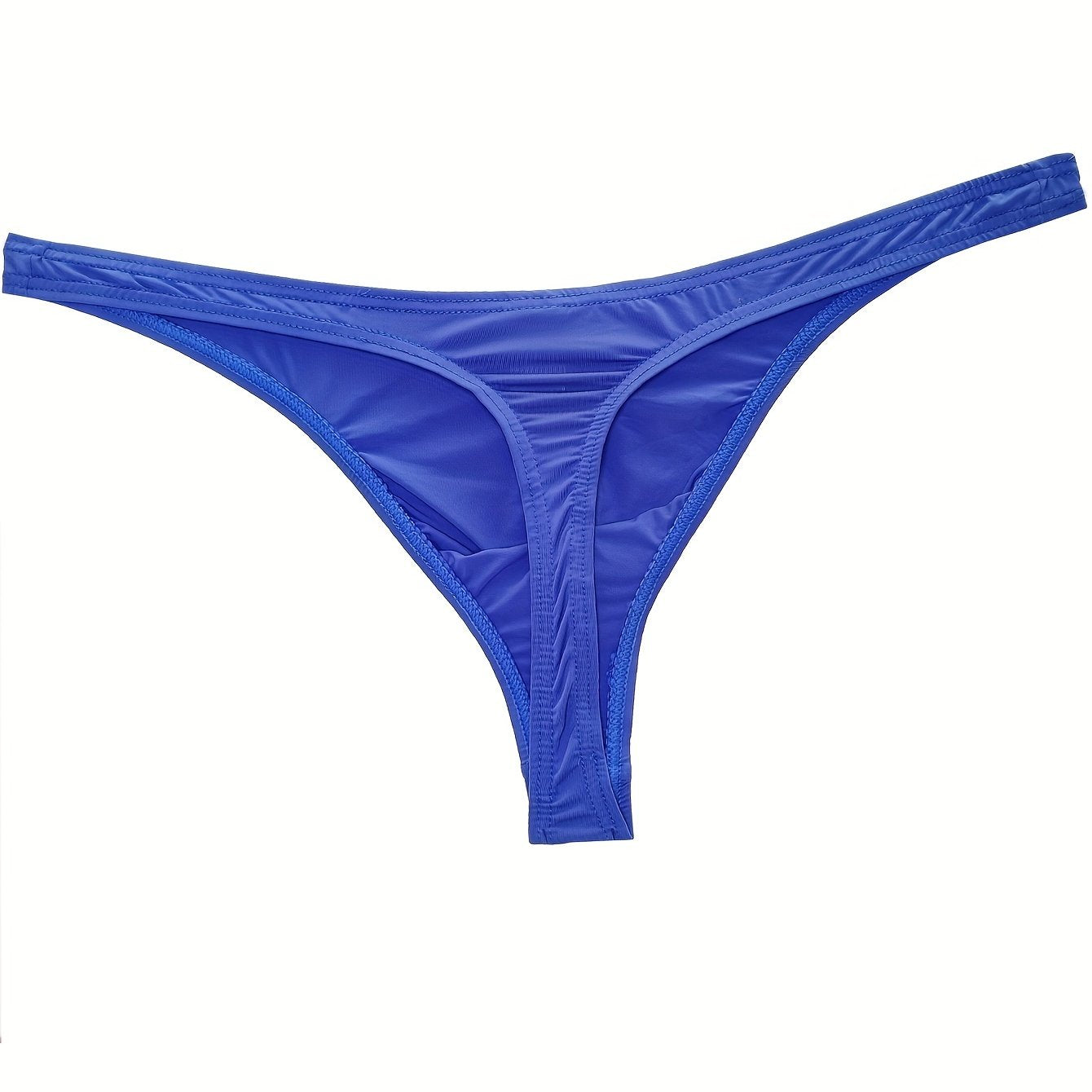 1 pack of men's ultra-thin, low waist ice silk fabric underpants for summer sports and fashion.