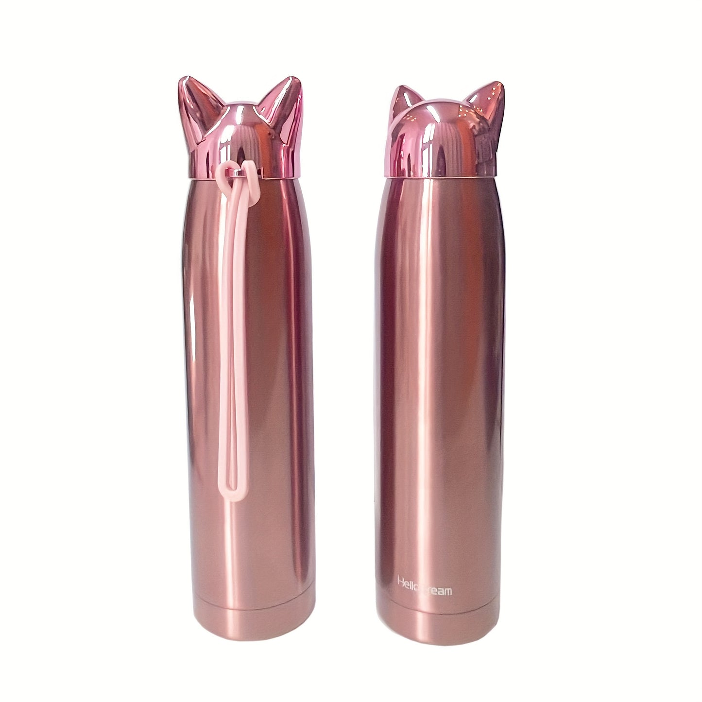 1pc Stainless Steel Insulated Vacuum Cup with Cat Ears, 320ml/10.8oz BPA Free, Cute Kawaii Design for Hot and Cold Drinks, Perfect for Travel, Birthday Gifts