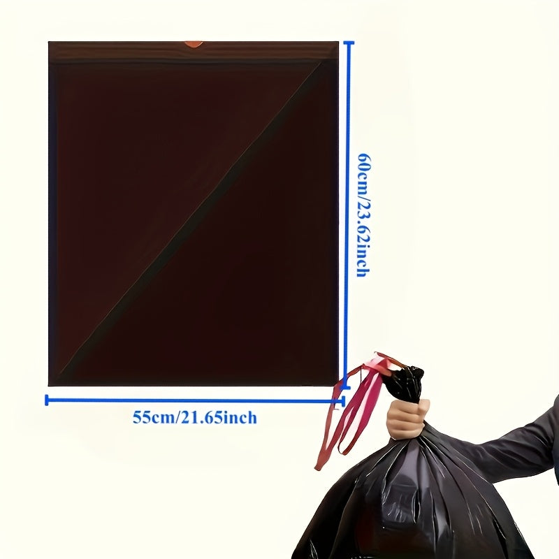 XX Pack of Extra-Large 35-Gallon Black Disposable Trash Bags - Strong and Versatile for Household, Hospitality, and Retail Use - Perfect for Various Rooms and Areas - Conveniently Foldable and Environmentally Friendly