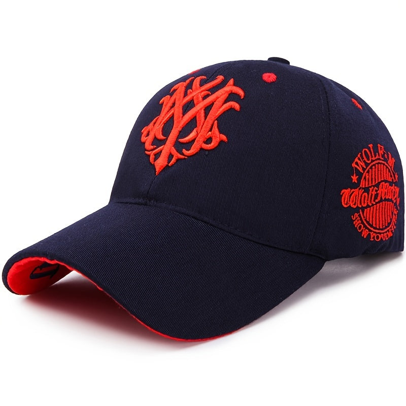 Fashion embroidered sunshade sunscreen baseball cap for men and women - Stay cool and stylish.