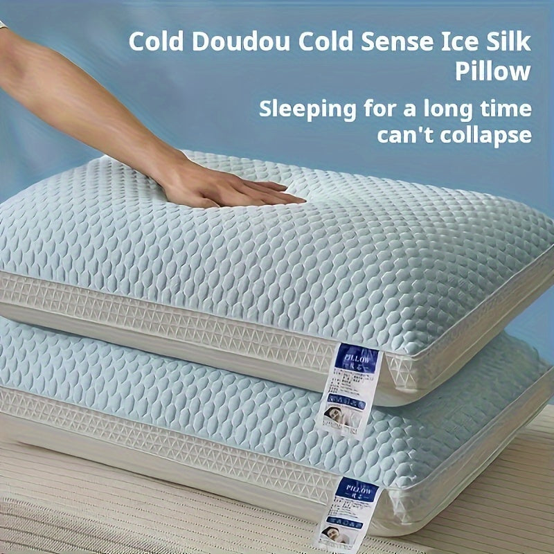 2 Cooling Tofu Pillows for comfortable sleep at home, in bedroom or hotel - Ideal gift for holidays