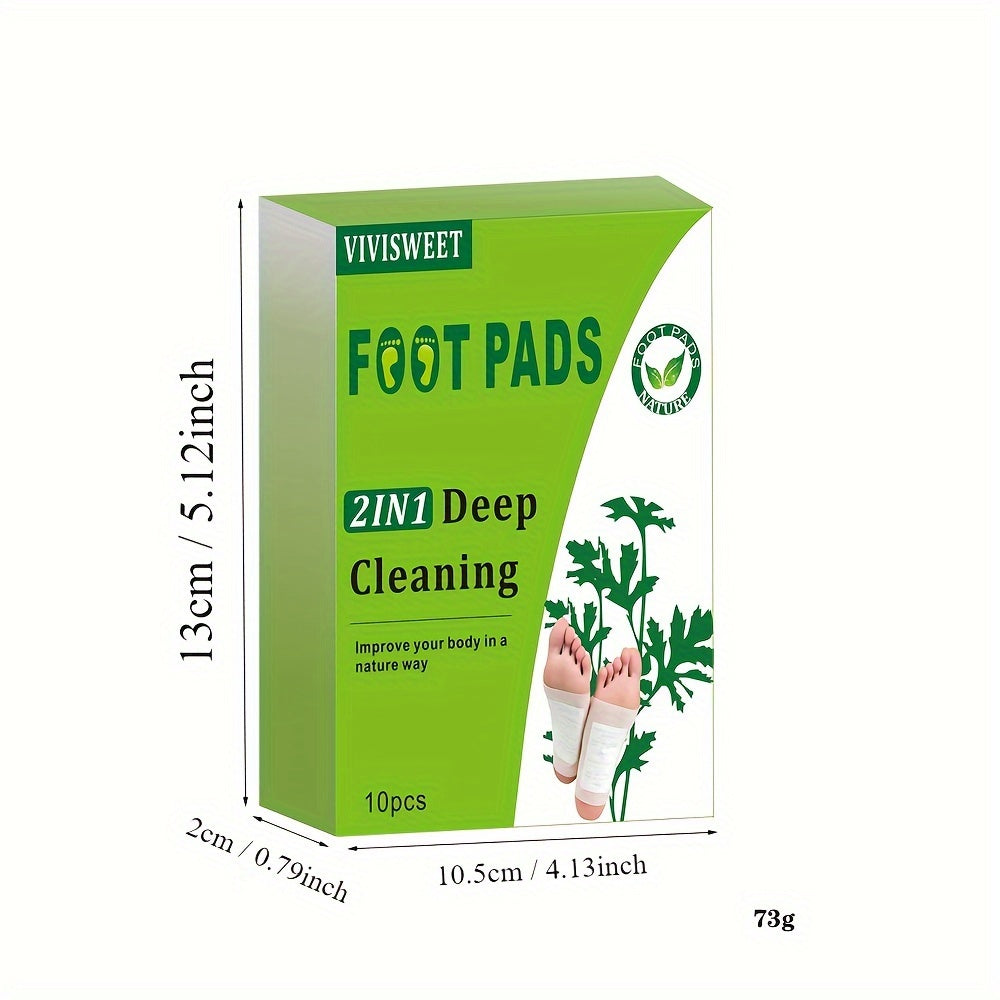 10/20pcs Foot Patch made with Natural ingredients for deep cleansing and foot care.