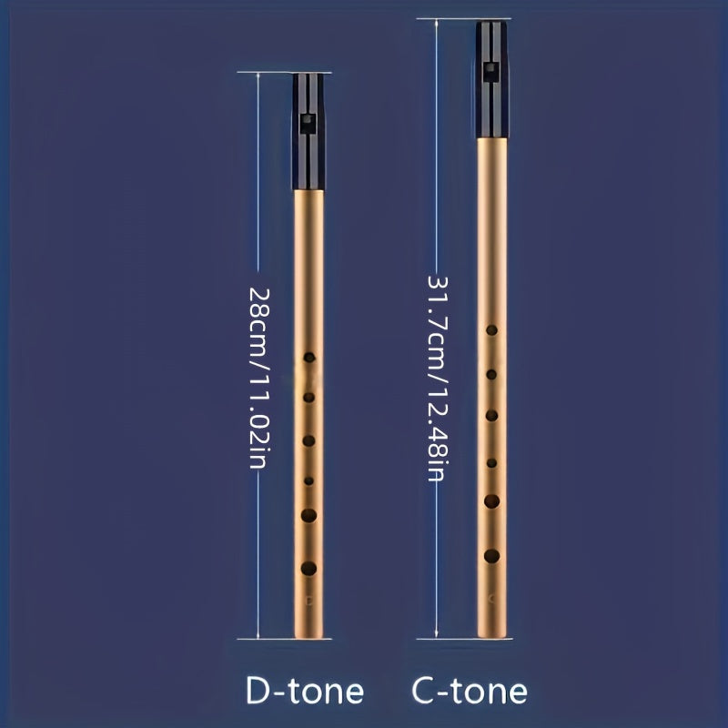 Professional grade Irish Tin Whistle in C and D.