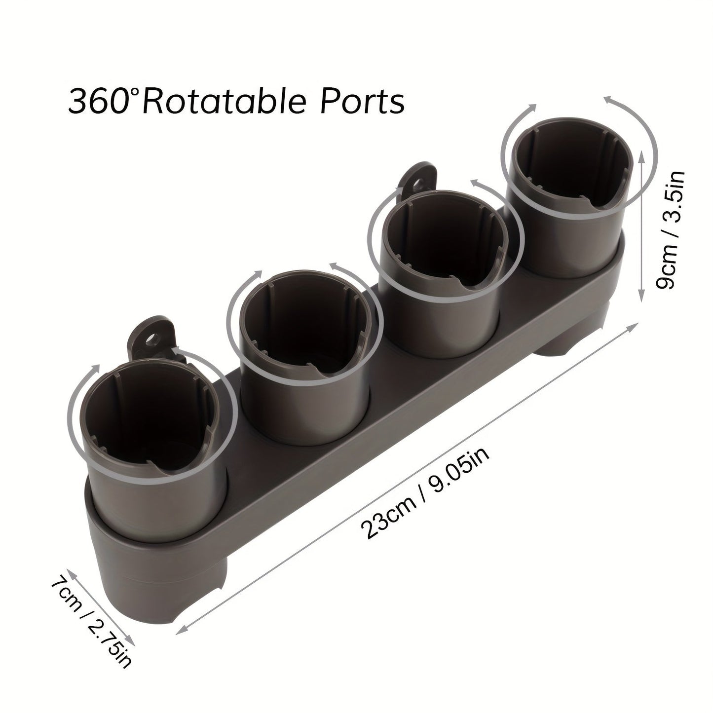 Организуйте аксессуары для пылесоса с помощью настенного крепления для насадок V7, V8, V10, V11, V15 - держите ваши аксессуары в порядке и легко доступными.