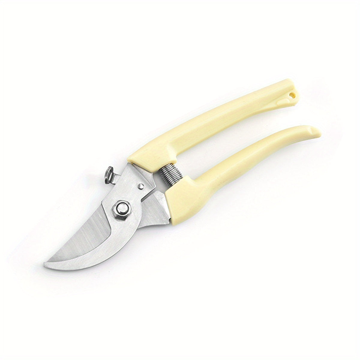 Set of garden pruning shears with sharp blades for cutting flowers, trimming plants, bonsai, and picking fruits.