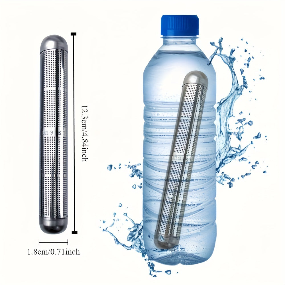 Portable Hydrogen-Rich Mineral Energy Purifier in Metal Material, Requires No Electricity for Purification - 1pc Alkaline Water Stick Filter.