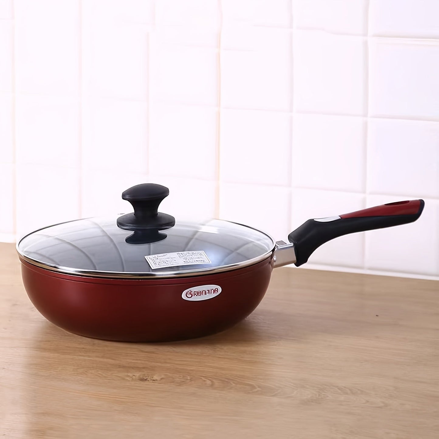 Introducing the versatile 28cm All-Around Frying Pan: Bringing the Heat to Your Kitchen! This pan is perfect for induction ovens, deep frying, and creating delicious steak dishes. With its non-stick coating, this pan will take your cooking to new heights